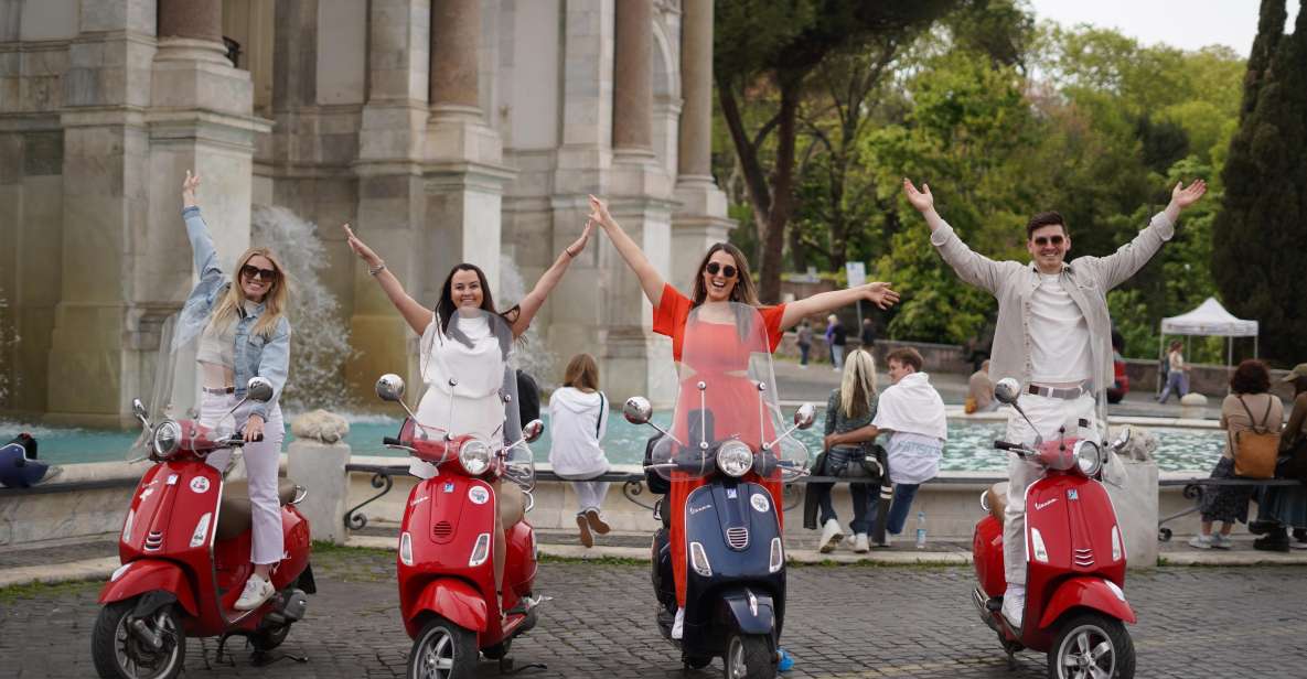 Rome: Photo Tour by Vespa Scooter - Itinerary Highlights