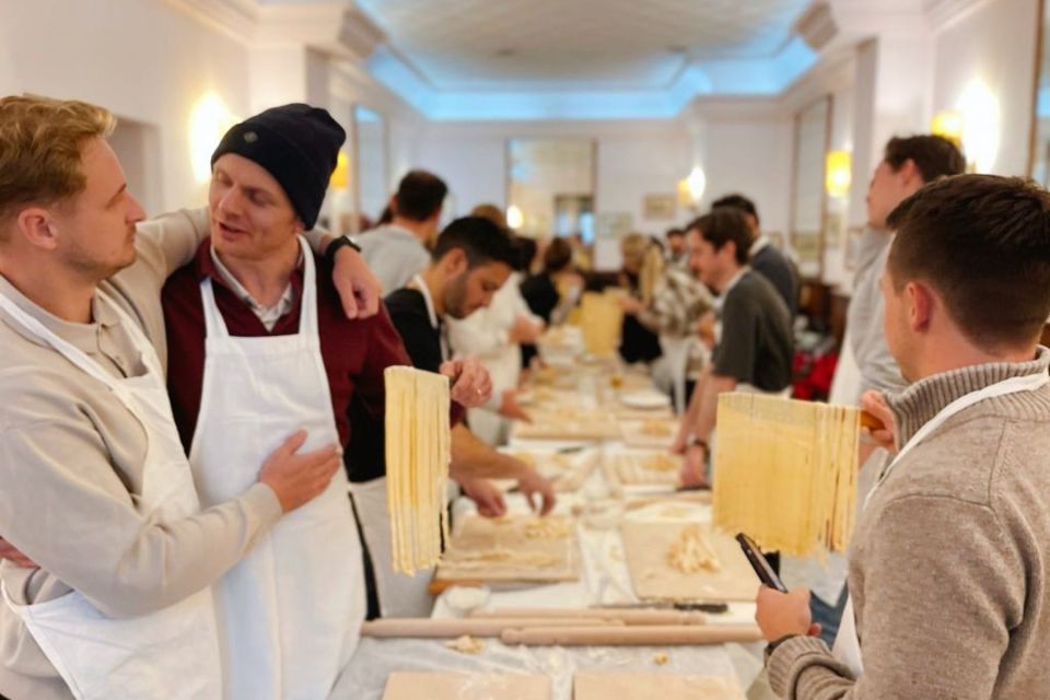 Rome: Piazza Navona Fettucine Pasta-Making Cooking Class - Class Details and Experience
