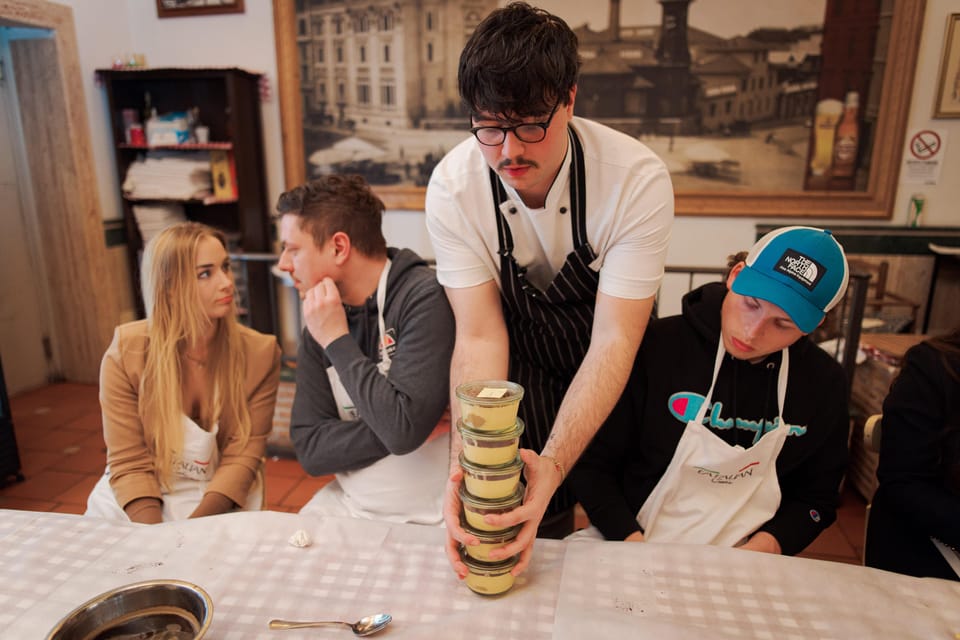 Rome: Pizza and Tiramisu Cooking Class in Piazza Navona - Enjoying the Creations