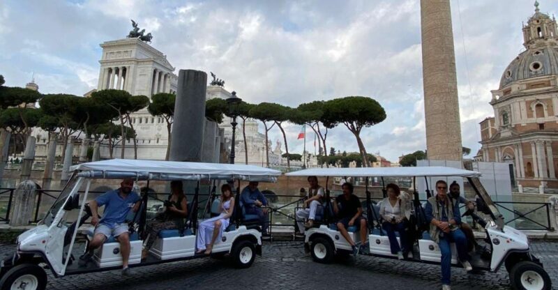 Rome: Private Customizable 3-Hour Golf Cart City Tour - The Experience at a Glance