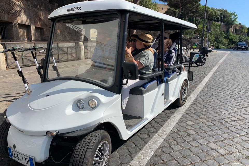 Rome: Private Golf Cart City Highlights Tour - Helpful Directions