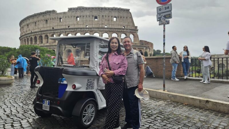 Rome: Private Golf Cart Sightseeing Tour - Key Points
