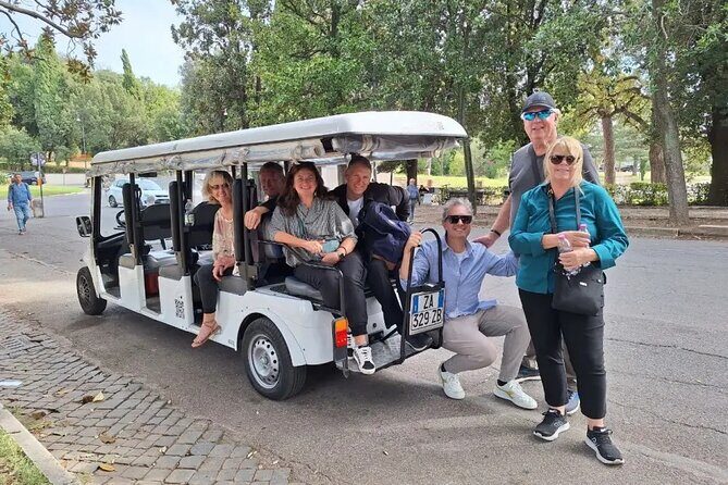 Rome Private Half-Day Tour with Option Golf Cart or Classic eFiat - FAQs