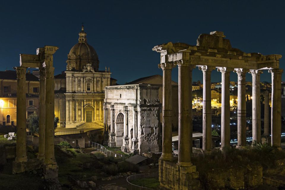 Rome: Private Night Walking Tour - Historic Landmarks