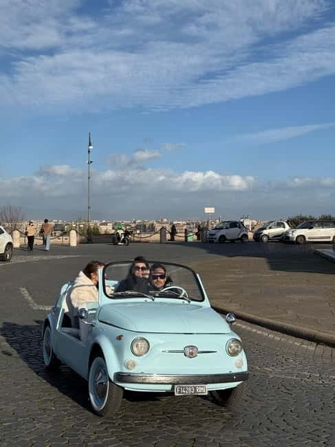 Rome: Private Open-Top Fiat 500 Tour with Driver - FAQ