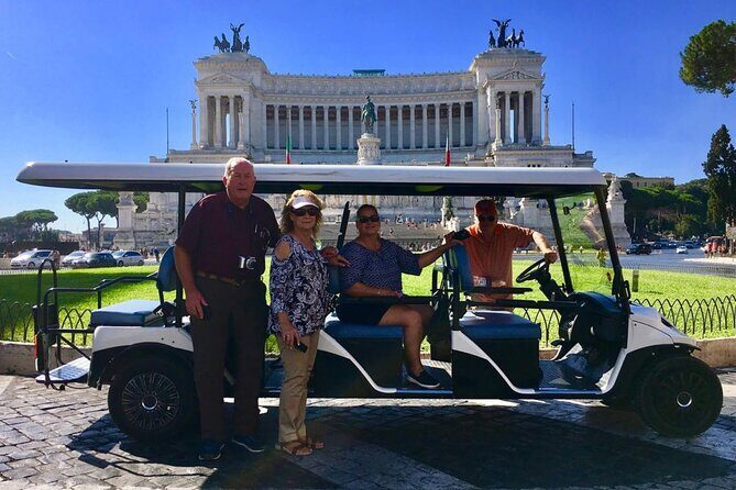 Rome: Private/Semi Private 4 Hours Golf Cart SightseeingTour - FAQs