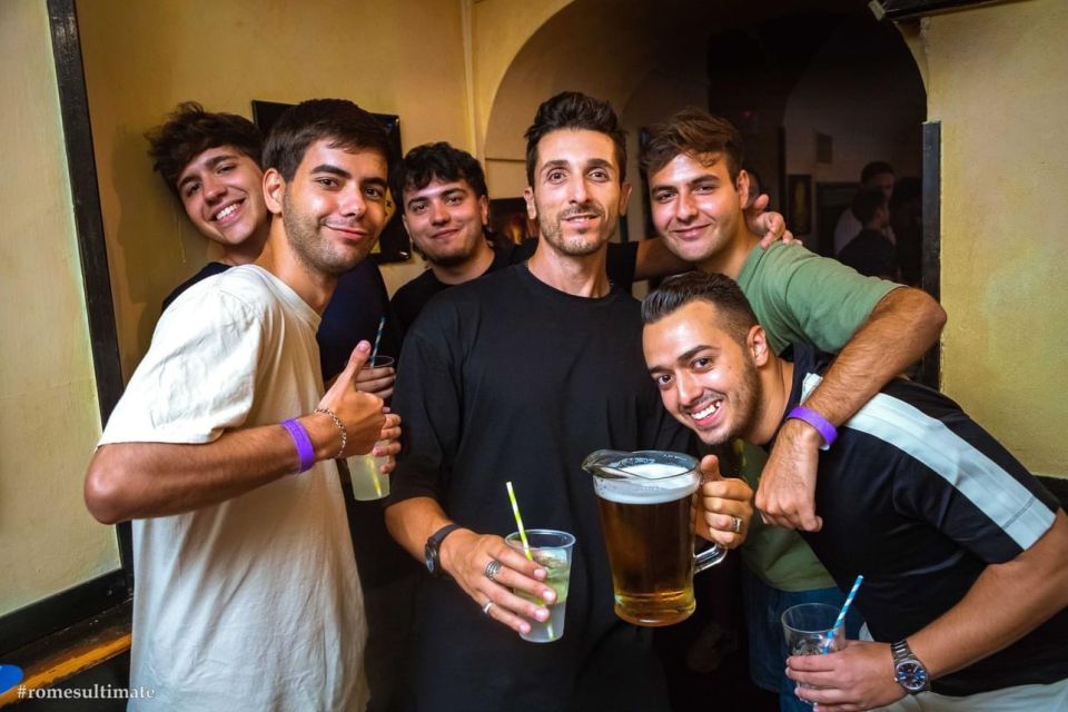 Rome: Pub Crawl and Ultimate Party With Open Bar and Pizza - Experience Highlights