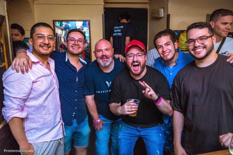 Rome: Pub Crawl and Ultimate Party With Open Bar and Pizza - Important Information