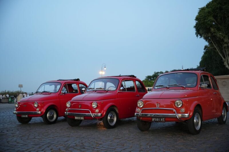 Rome: Retro Fiat500 Car Tour with Professional Photos - Frequently Asked Questions