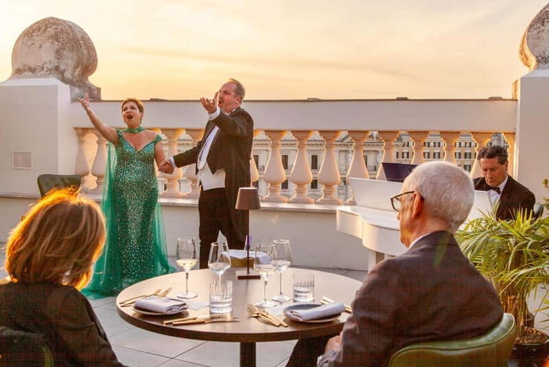 Rome: Rooftop Gourmet Dinner & Opera Performance - Key Points