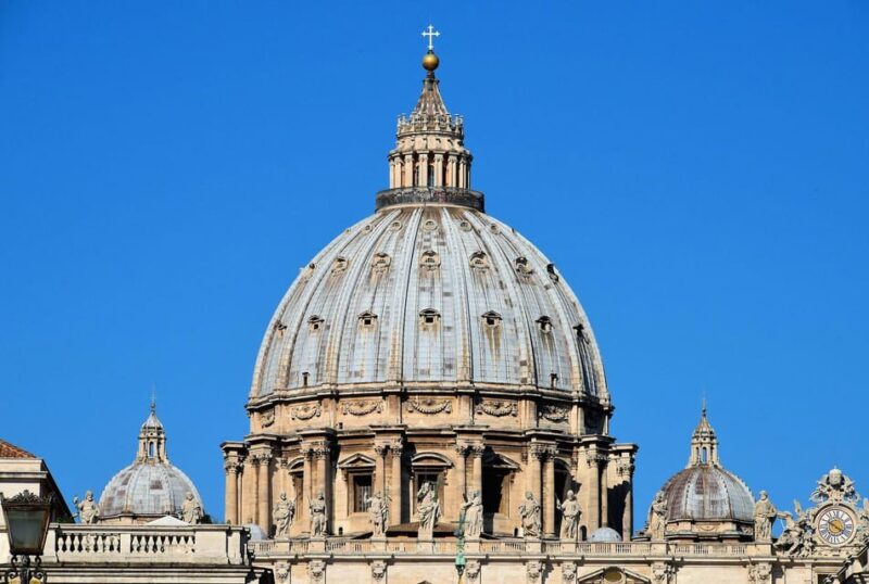 Rome: St. Peters Basilica Audio Guide With Dome Tickets - Meeting and Access Information