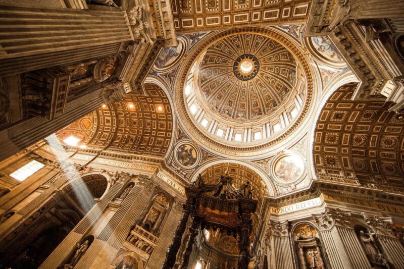 Rome: St Peters Basilica & Crypts Tour With Optional Dome - Important Information and Restrictions