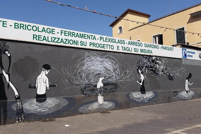 Rome Street Art: Ostiense Private Walking Tour - Tour Features
