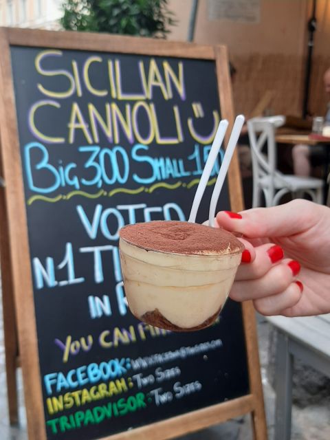 Rome: Street Food Tour With Pizza, Tiramisu, and Coffee - Delicious Street Foods to Try