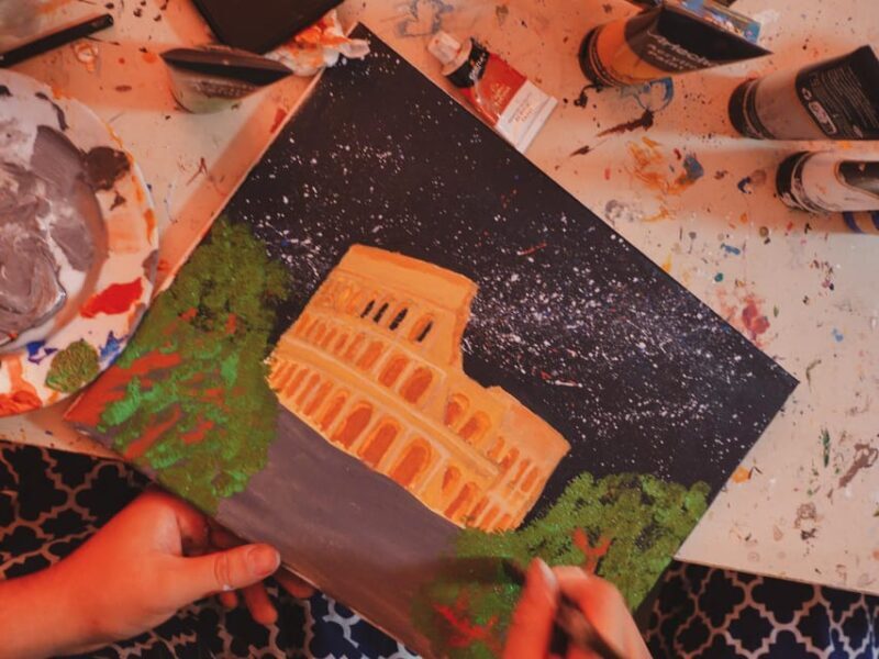 Rome: Tipsy Painting Class with Fine Wine and Arts - FAQ