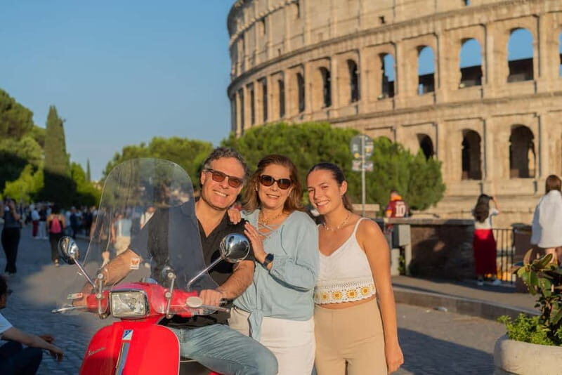 Rome Vespa Ride, Food Tasting & Photo Tour -All Inclusive - An Authentic Spin Through Rome’s Streets