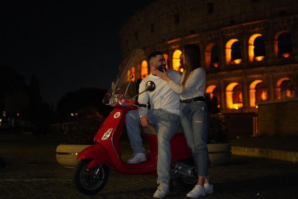 Rome: Vespa Scooter Night Tour With Pro Photographer - Itinerary Highlights