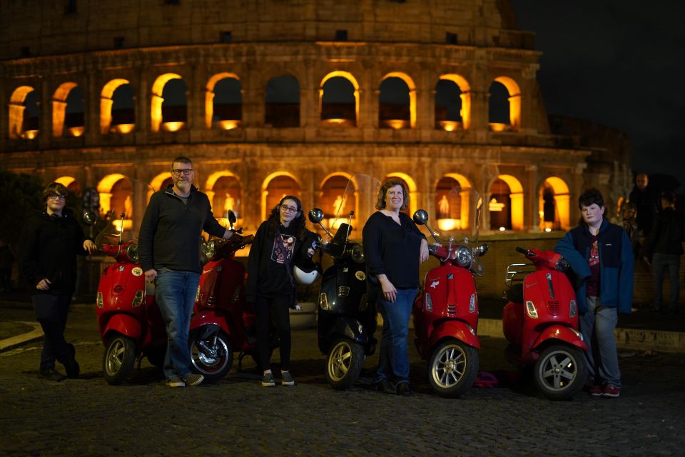 Rome: Vespa Scooter Night Tour With Pro Photographer - Customer Reviews and Ratings