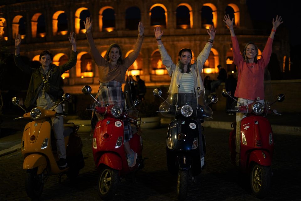 Rome: Vespa Scooter Night Tour With Pro Photographer - Tips for a Great Tour