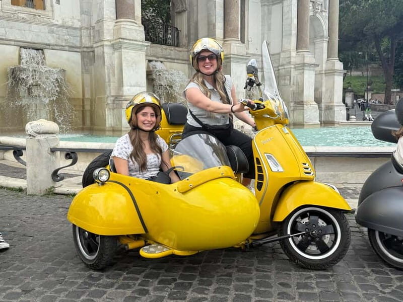 Rome: Vespa Sidecar Tour with Hotel Transfers & Gelato - Key Points