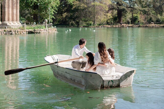 Rome Villa Borghese Lake Rowing Boat Tour and Aperitif - Key Points