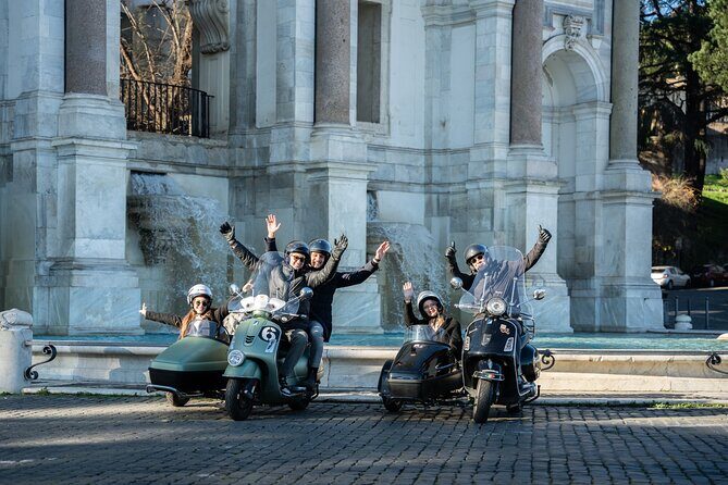 Rome Vintage Fiat 500 and Vespa Tour with Prosecco - Key Points