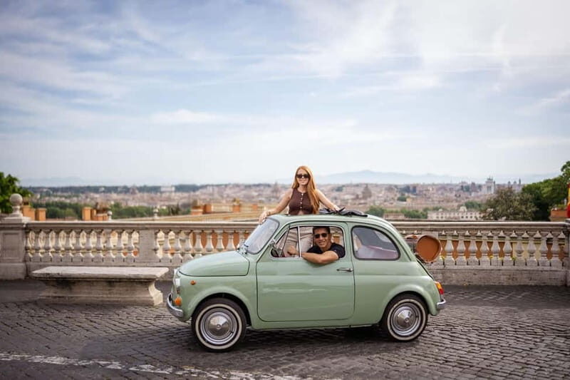 Rome: Vintage Fiat 500 Car Tour with Photographer - Discovering Rome in a Classic Fiat 500