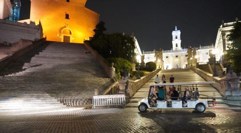 Rome's Golden Hour Golf Cart / E- Calessino Tour - Key Points