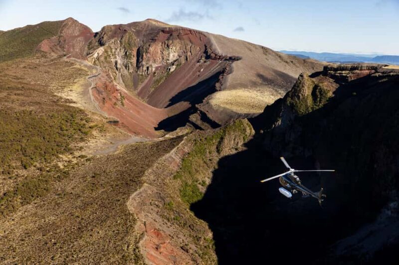 Rotorua: Helicopter Flight and Guided Walk on Mt Tarawera - The Itinerary in Detail