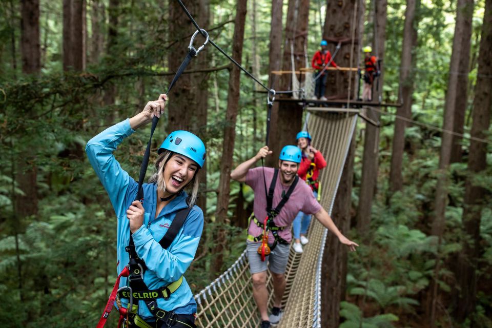 Rotorua: Redwoods Altitude High Ropes Adventure - Highlights