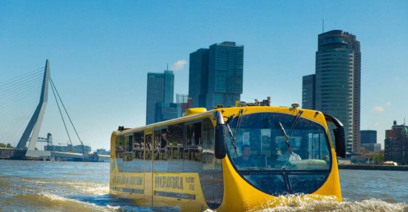 Rotterdam: 1-Hour Sightseeing Splash Tour - Good To Know