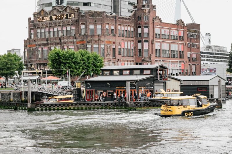Rotterdam Architecture: Centre and South Bank With Watertaxi - Iconic Architectural Landmarks