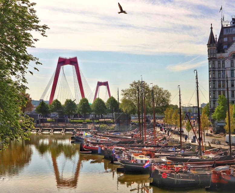 Rotterdam Discovery Walk: Iconic Markets & Modern Marvels - Vibrant Atmosphere at Oude Haven