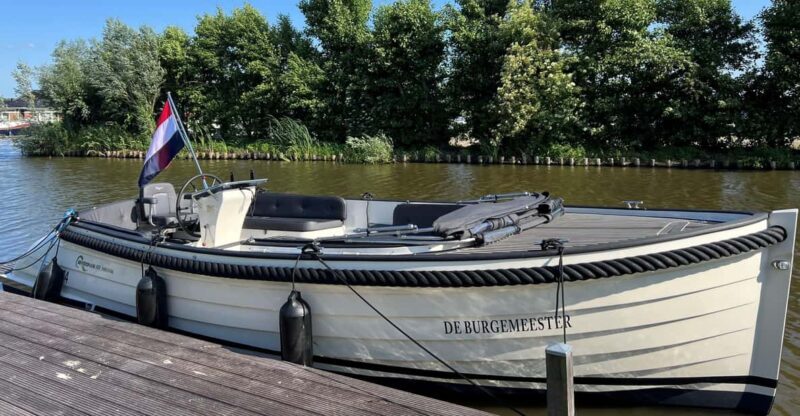 Rotterdam: green heart Midden-Delfland: Luxury Boat Tour - Key Points