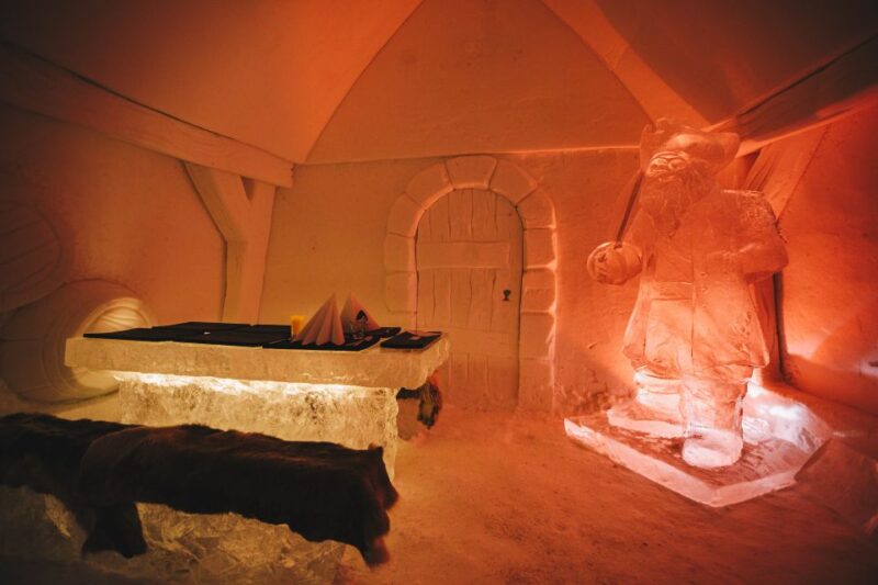 Rovaniemi: Snow Hotel Tour and Ice Restaurant Dinner - Key Points