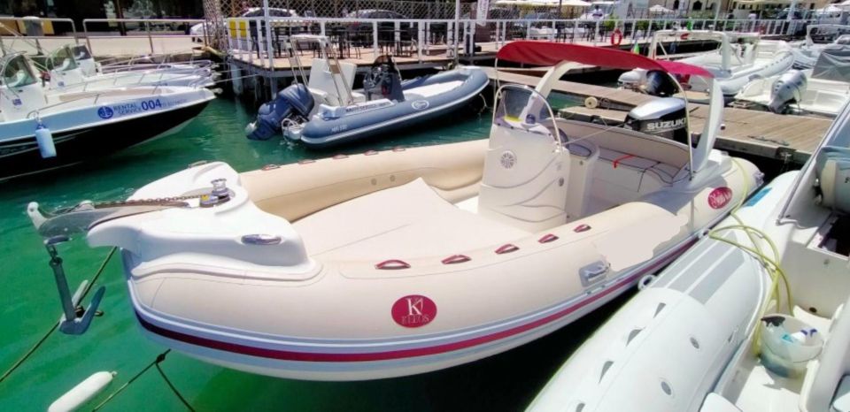 Rubber Dinghy Rental With Boating License - Exploring the Sicilian Coast