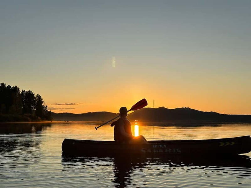 Ruka : Summer evening canoeing on the lake Rukajärvi - An In-Depth Look at the Ruka Summer Evening Canoeing Experience