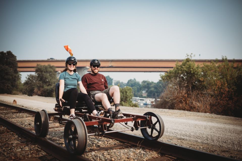 Sacramento: Yolo Countryside Guided Rail Bike Tour - Pedal Along Train Tracks