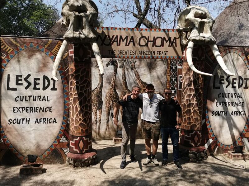 Safari at Lion and Rhino Park / Lesedi Culture Village - Cultural Highlights