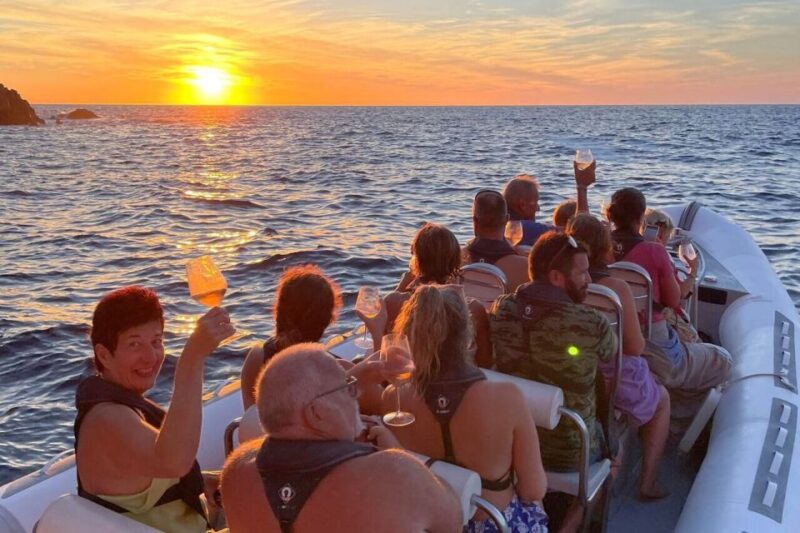 Sagone/Cargese: Piana Inlets Sunset Apero Semi-Rigid - Itinerary and Highlights