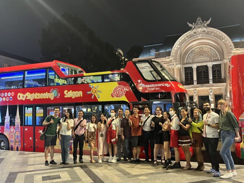 Saigon: City Sightseeing 45-Minute Panoramic Night Tour - Tour Route and Features