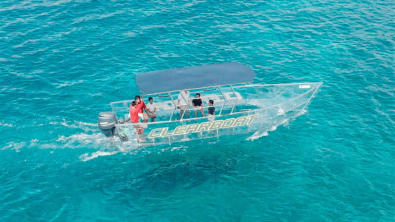 Sail around cancun in the best transparent boat + 2 drinks - A Balanced View