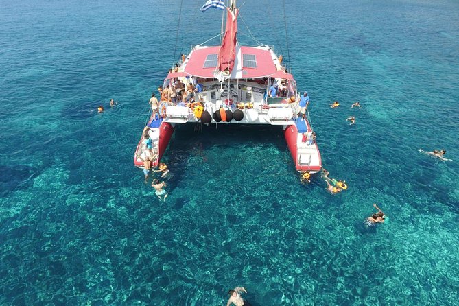 Sailing Catamaran Cruise in Santorini With BBQ, Drinks and Transfer - Frequently Asked Questions