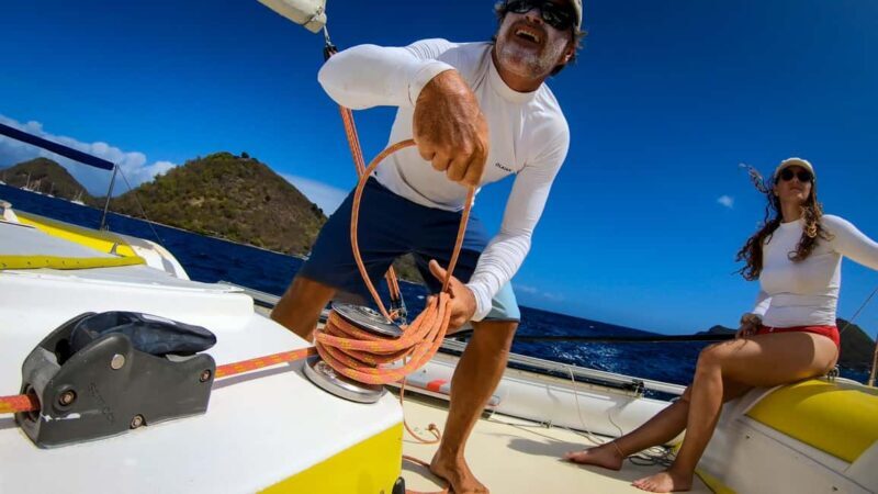 Sailing catamaran in La Baie des Saintes - Who Will Love This Tour?