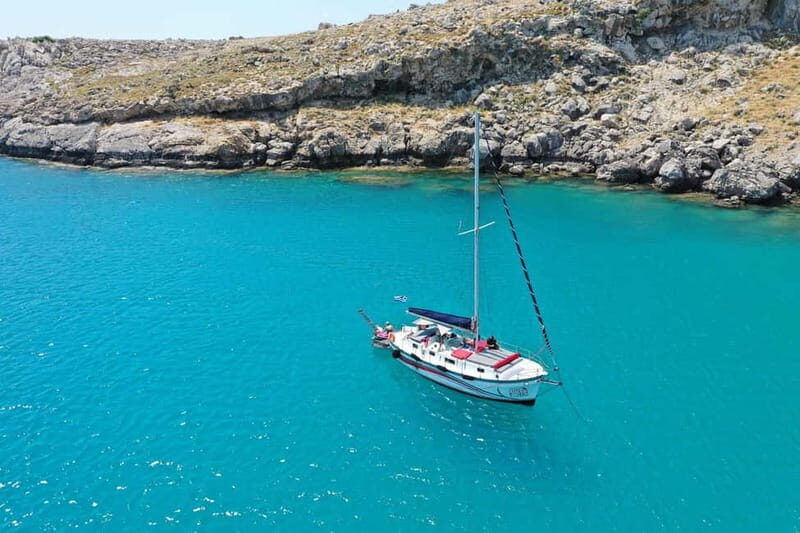 Sailing tour around Lindos with food and drinks - An Authentic Slice of Greek Sailing