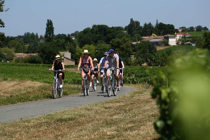 Saint-Emilion Small-Group Electric Bike Wine Tour Tastings & Lunch From Bordeaux - Cancellation Policy and Meeting Details
