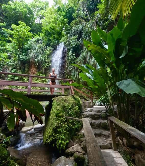 Saint Lucia: Soufriere Adventure |Volcano|Waterfalls & More - Botanical Gardens and Waterfall Stops