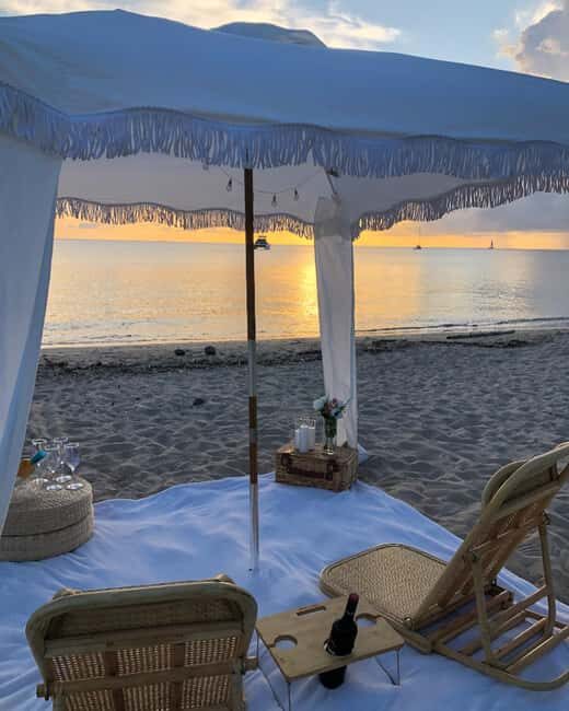 Saint Lucia: Sunset Soirée Beach Cabana Picnic - Detailed Breakdown of the Experience