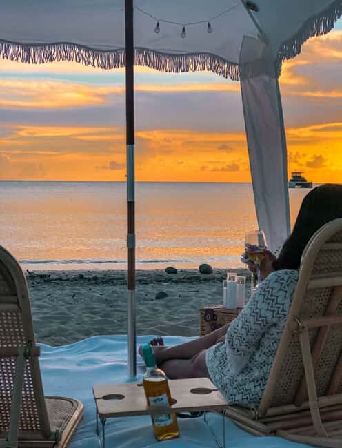 Saint Lucia: Sunset Soirée Beach Cabana Picnic - Authentic Traveler Feedback