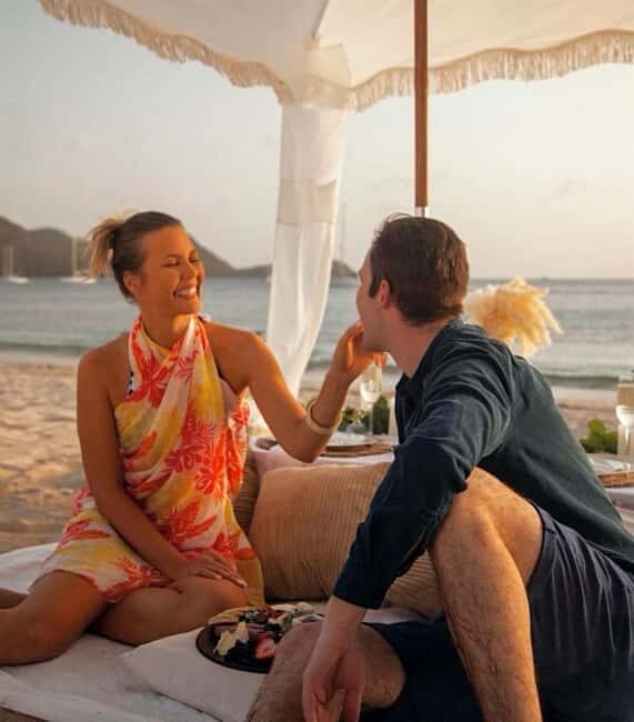 Saint Lucia: Sunset Soirée Beach Cabana Picnic - The Sum Up